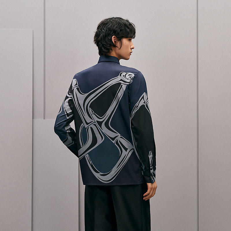 "Mors is More" Louis衣領直身剪裁襯衫