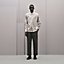 "Mors is More" straight cut shirt with Louis collar, View: Worn, worn, view 1 of 5
