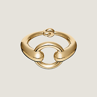 Shop HERMES Mors Scarf Ring (H601433S 00) by HanaFrance