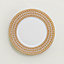 Mosaique au 24 gold dinner plate, View: Worn, worn, view 1 of 3