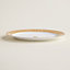 Mosaique au 24 gold oval platter, small model, View: Worn, worn, view 3 of 3