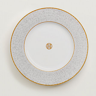 Mosaique au 24 gold presentation plate