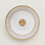 Mosaique au 24 gold round deep platter, View: Worn, worn, view 1 of 3
