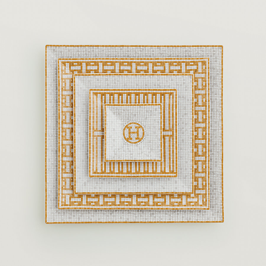 堅実な究極の mosaique-au-24-gold-set-of-5- 皿・プレート