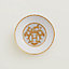Mosaique au 24 gold soy dish, View: Worn, worn, view 1 of 3