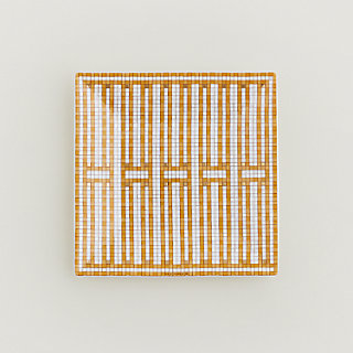 Mosaique au 24 gold square plate n°2 | Hermès USA