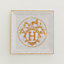 Mosaique au 24 gold square plate n°5, View: Worn, worn, view 1 of 2