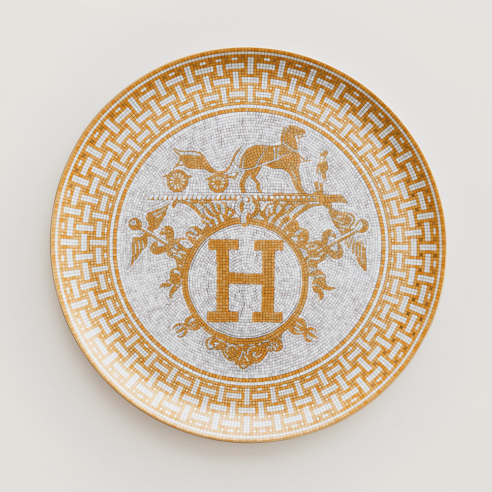 Mosaique au 24 gold tart platter | Hermès Australia