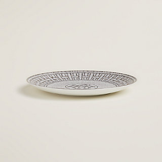 Mosaique au 24 platinum dessert plate | Hermès USA