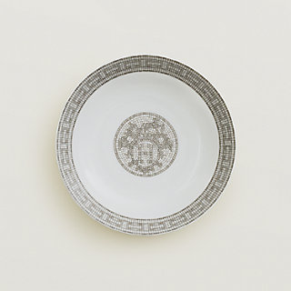 Mosaique au 24 platinum hollow dish | Hermès USA