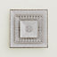 Mosaique au 24 platinum set of 3 square plates (n°1 to 5), View: Worn, worn, view 1 of 2
