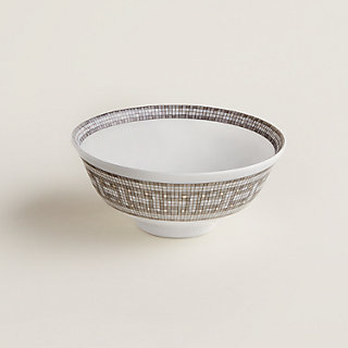 Mosaique au 24 platinum soup bowl | Hermès USA