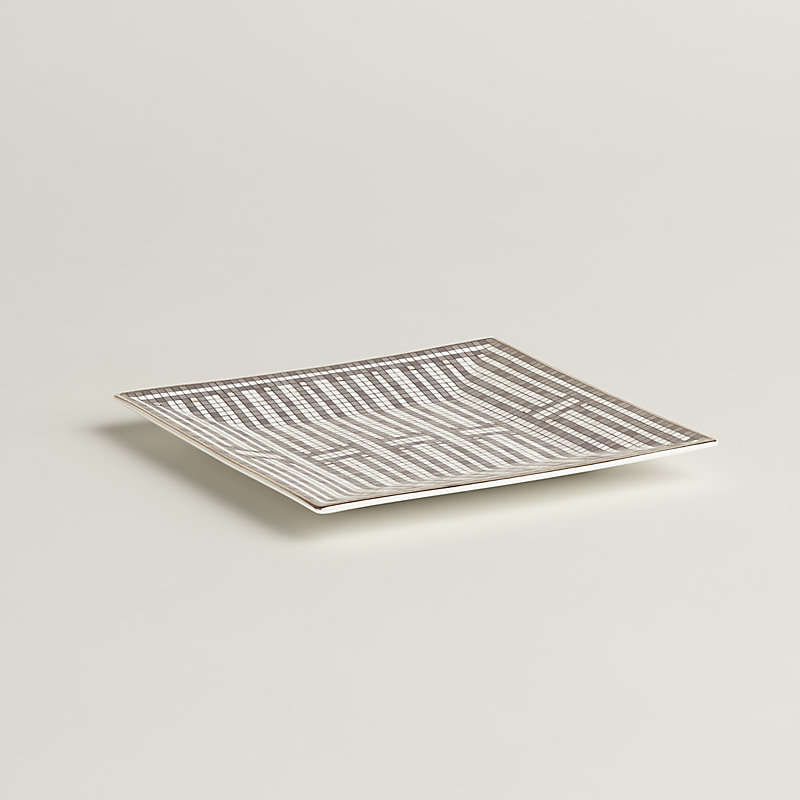 Mosaique au 24 platinum square plate