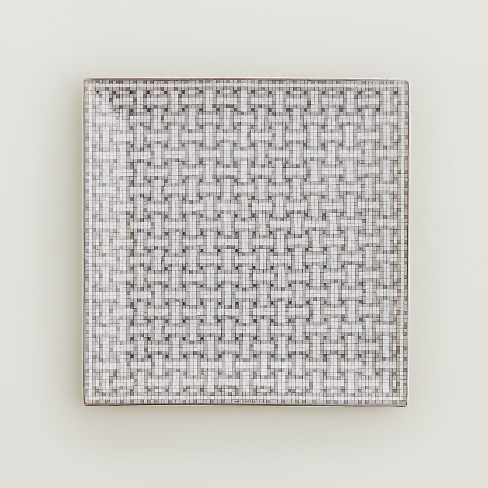 hermes mosaique square plate