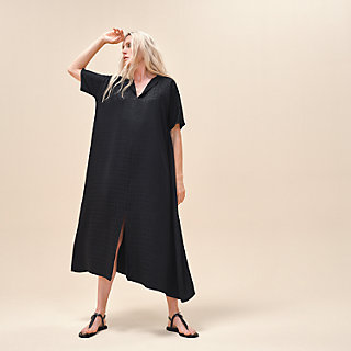Hermes☆Mosaique Belted Caftan ベルトカフタンドレス _パリ発 Mosaique