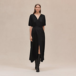 Hermes☆Mosaique Belted Caftan ベルトカフタンドレス _パリ発 mosaique-belted-caftan--