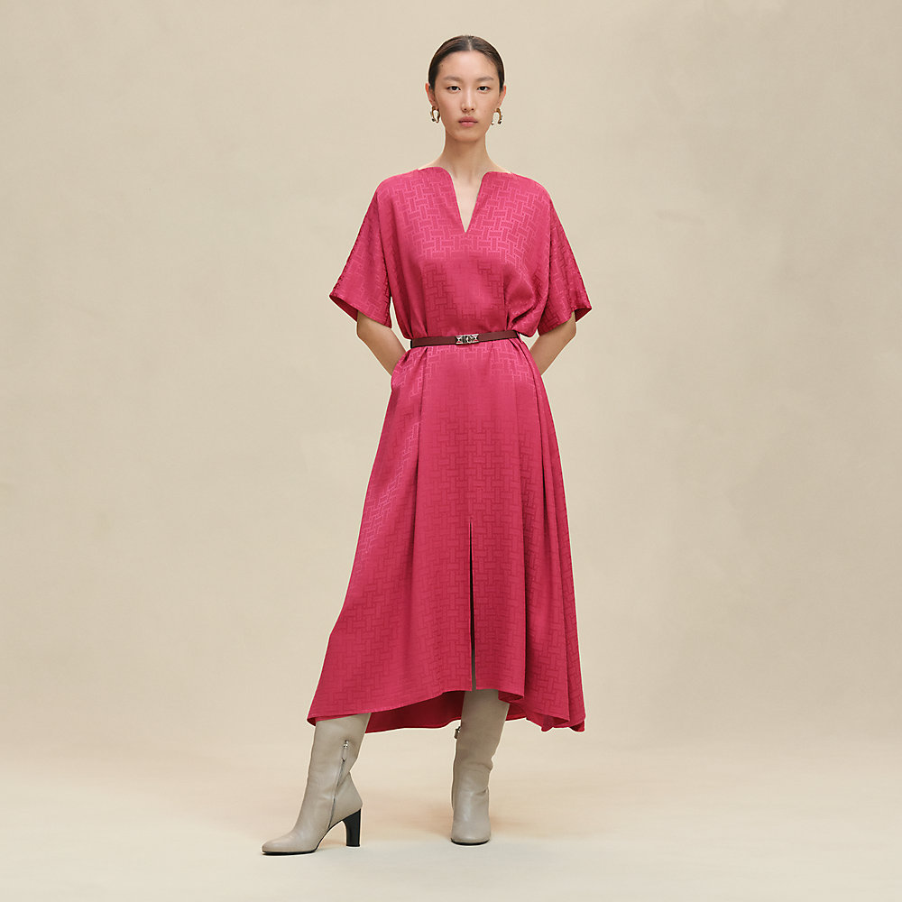 【大人気商品☆】Hermes Kaftan Mosaique ワンピース mosaique-belted-caftan--