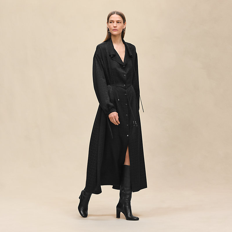 mosaique-drawstring-long-dress