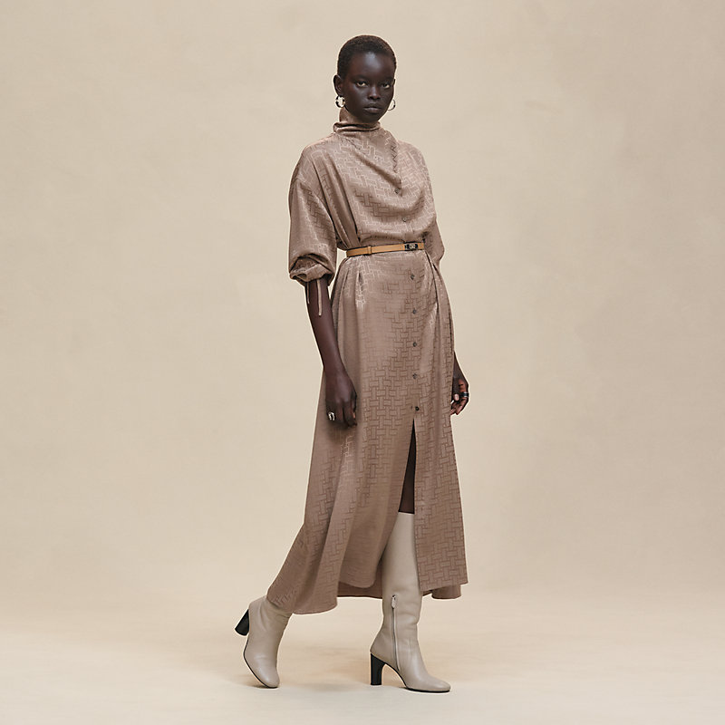 最終値下げ⭐︎ HERMES MOSAIQUE DRAPED LONG DRESS 最終値下げ⭐︎ HERMES MOSAIQUE DRAPED LONG DRESS