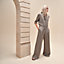 "Mosaique" palazzo pants, View: Worn, worn, view 1 of 4