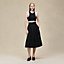 "Mosaique" pleated skirt with basque, View: Worn, worn, view 1 of 5