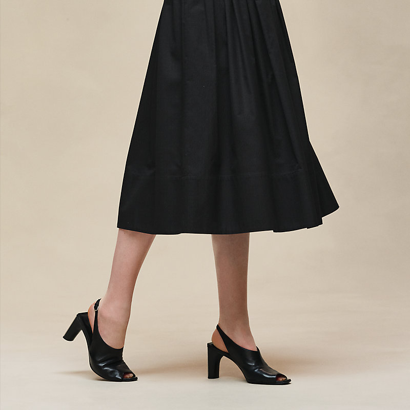 "Mosaique" pleated skirt with basque