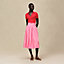 "Mosaique" pleated skirt with basque, View: Worn, worn, view 1 of 5