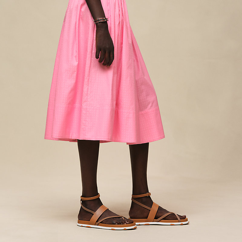 "Mosaique" pleated skirt with basque