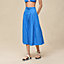 "Mosaique" pleated skirt with basque, View: Worn, worn, view 2 of 5