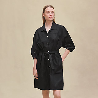 Hermes☆Mosaique shirt dressモザイクシャツドレス _パリ発 Mosaique