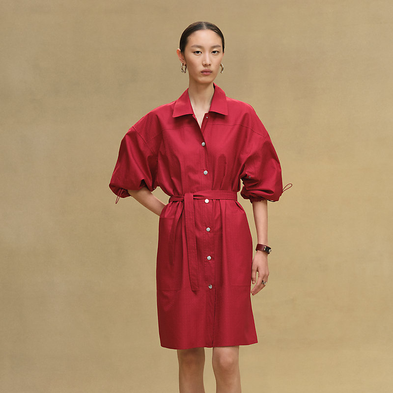 Hermes☆Mosaique shirt dressモザイクシャツドレス _パリ発 Mosaique