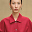 "Mosaique" shirt dress, View: Worn, worn, view 4 of 5