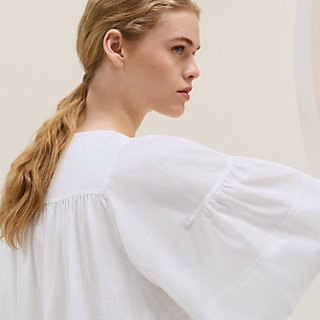 HERMES ボヘミアンショートドレス ガーゼ・モザイク boho dress Mosaique