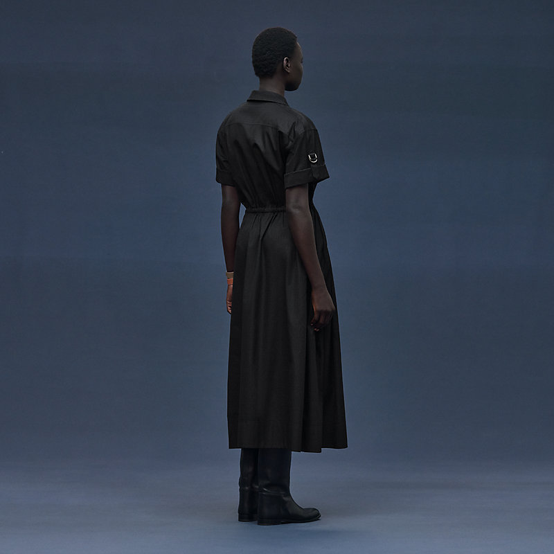 "Mosaique" short-sleeve dress