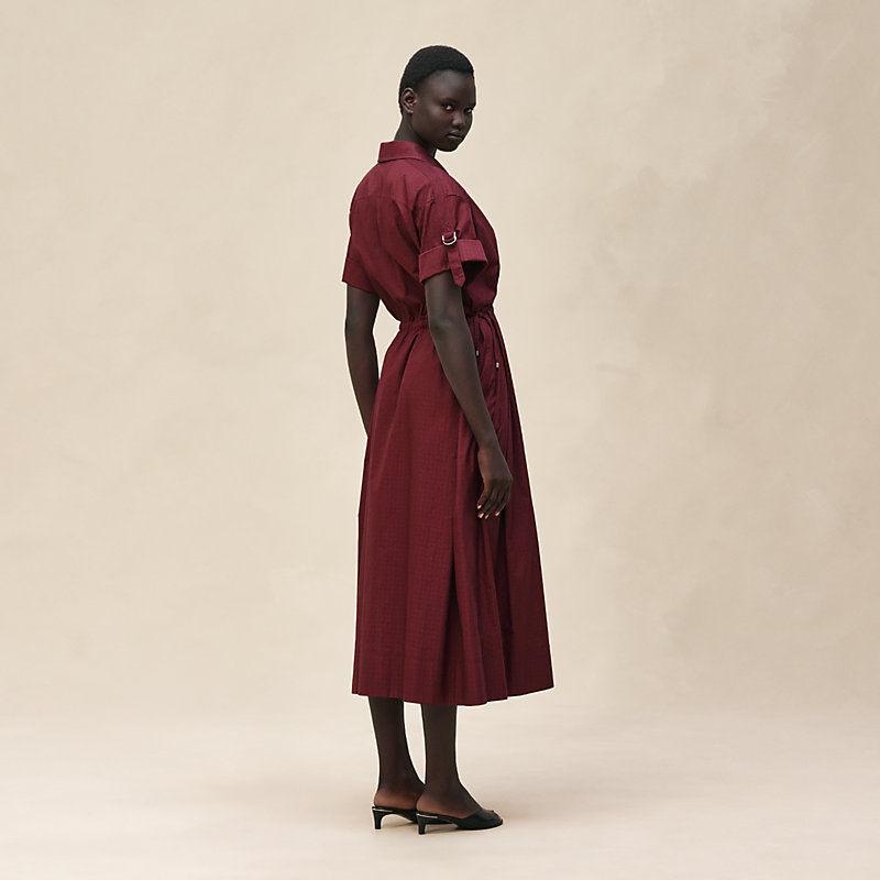 "Mosaique" short-sleeve dress