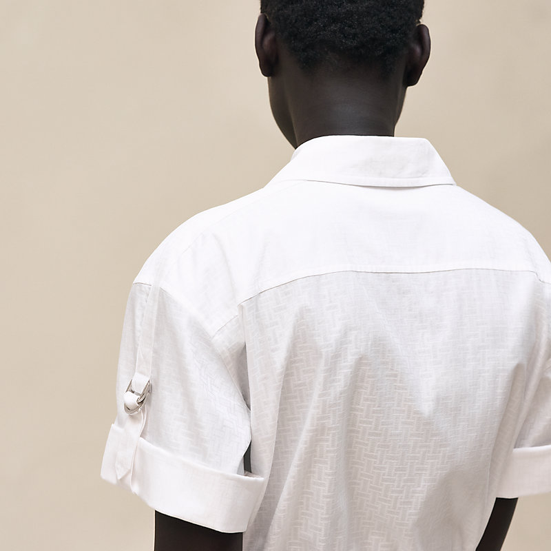"Mosaique" short-sleeve dress