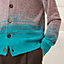 "Mouline ombre" buttoned cardigan, View: Worn, worn, view 3 of 5