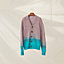 "Mouline ombre" buttoned cardigan, View: Worn, worn, view 5 of 5