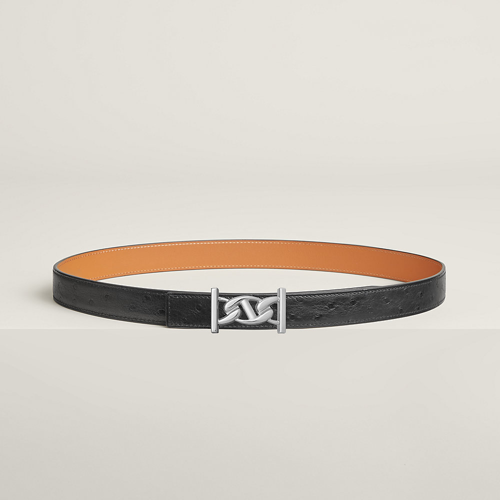 My H belt buckle & Leather strap 24 mm | Hermès USA