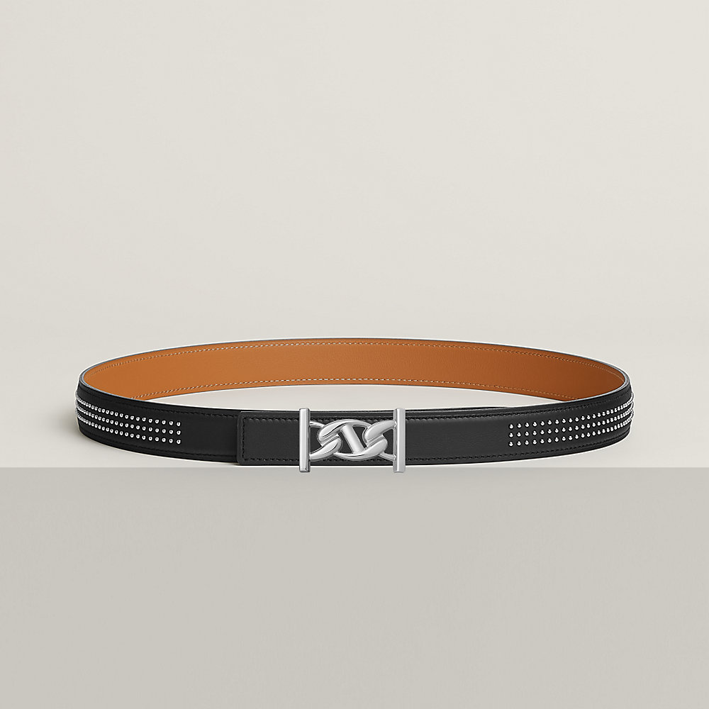My H belt buckle & Leather strap 24 mm | Hermès USA