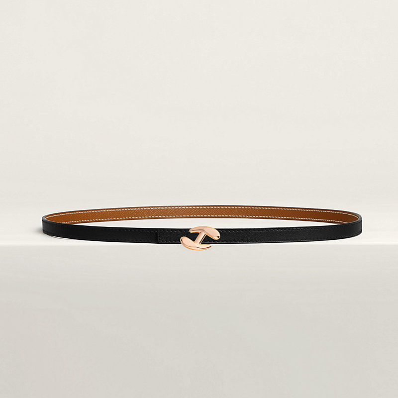 My H belt buckle & Reversible leather strap 13 mm | Hermès USA