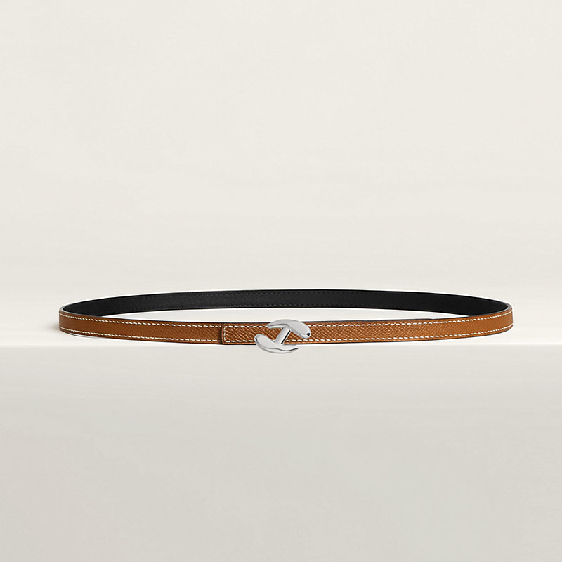 My H belt buckle & Reversible leather strap 13 mm | Hermès USA