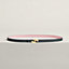 My H belt buckle & Reversible leather strap 13&nbsp;mm, View: , view 2 of 3