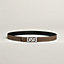 My H belt buckle & Reversible leather strap 24&nbsp;mm, View: , view 2 of 2