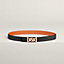 My H belt buckle & Reversible leather strap 24 mm, view 1 of 3