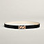 My H belt buckle & Reversible leather strap 24&nbsp;mm, View: , view 2 of 2
