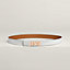 My H belt buckle & Reversible leather strap 24&nbsp;mm, View: , view 2 of 2