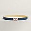 My H belt buckle & Reversible leather strap 24&nbsp;mm, View: , view 2 of 2