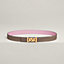 My H belt buckle & Reversible leather strap 24 mm, view 1 of 3