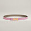 My H belt buckle & Reversible leather strap 24 mm, view 2 of 3